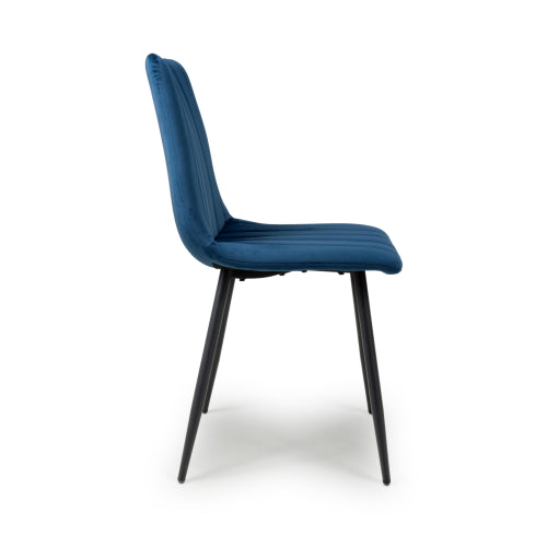 Lisbon Brushed Velvet Dining Chairs