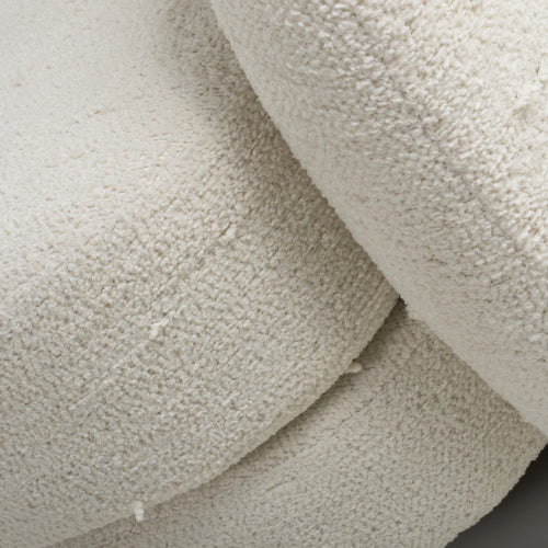 Petra Boucle Vanilla White Tub Chair