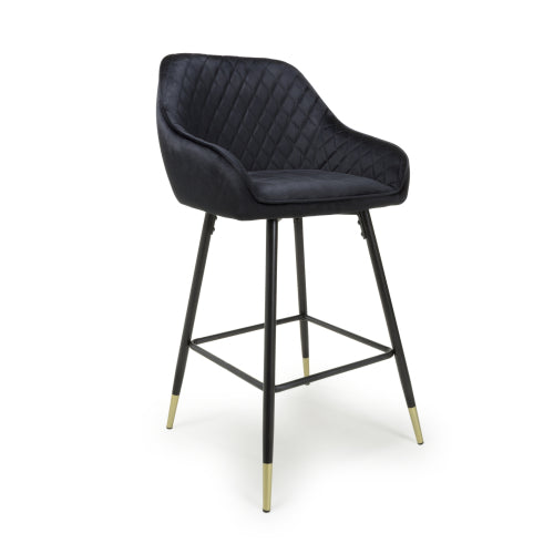 Savanna Brushed Velvet Bar Stools