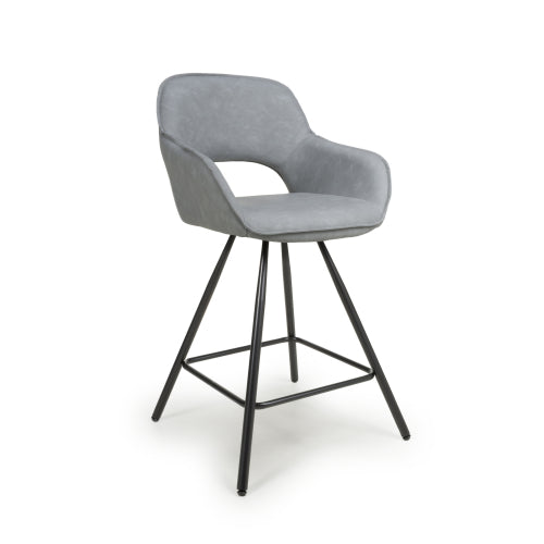 Truro Leather Effect Bar Stools