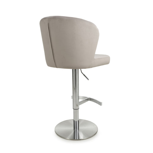 Sigma Brushed Velvet Bar Stools
