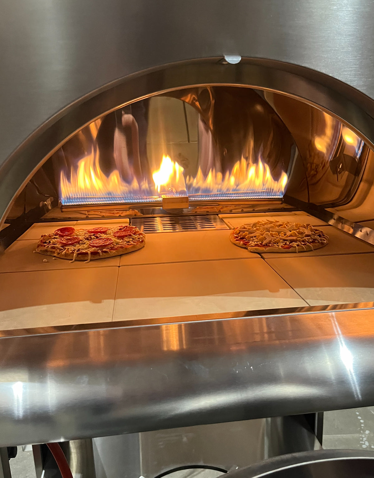 Stainless Steel Outdoor Pizza Oven with Accessories