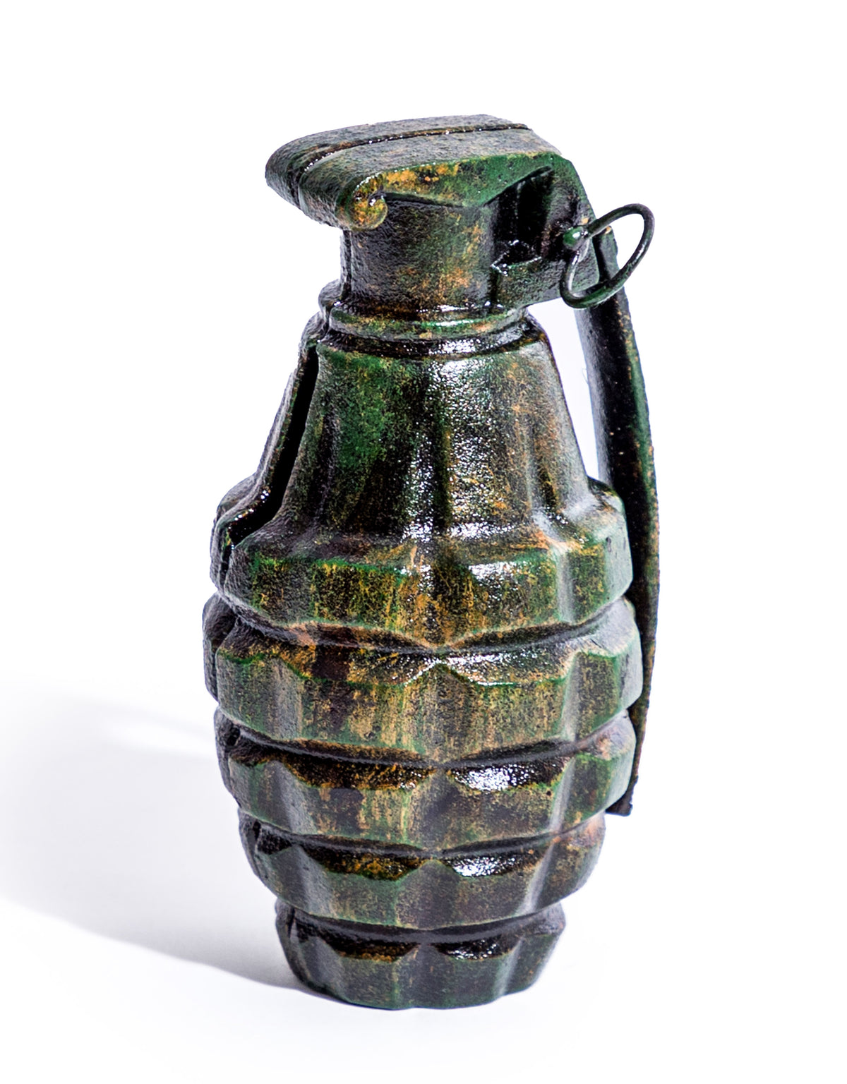 Cast Iron Hand Grenade Ornament / Coin Bank