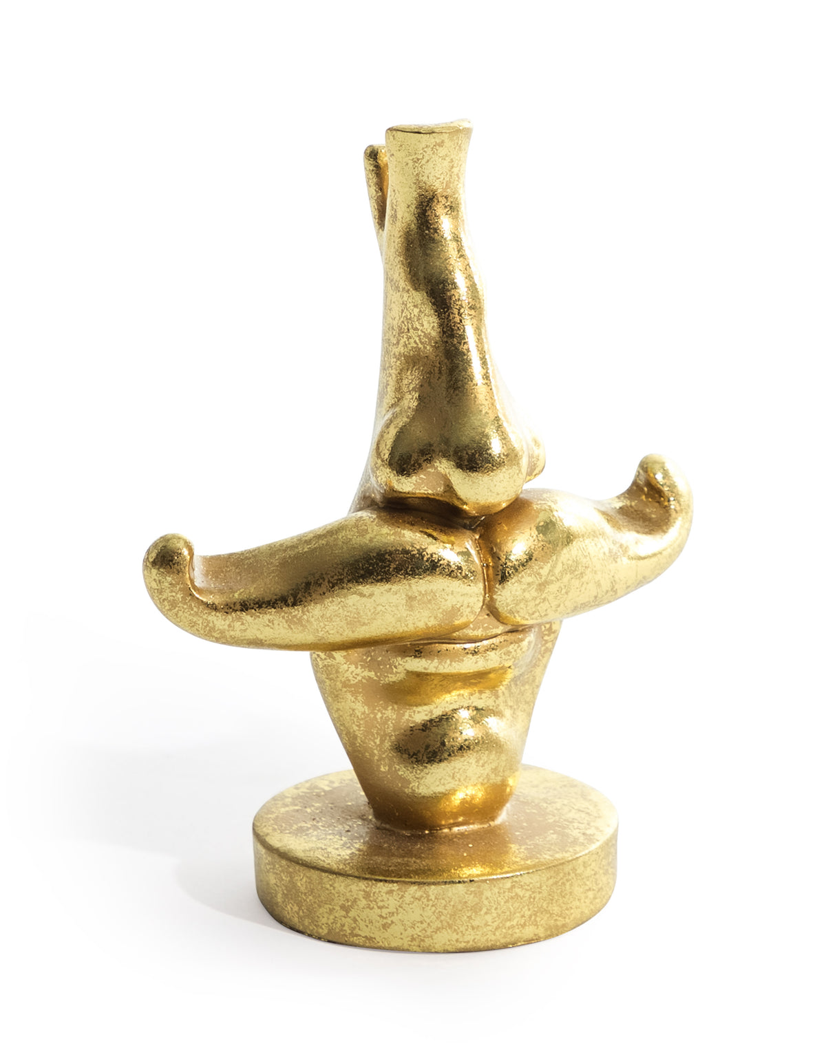 Antique Gold Moustache Glasses Holder