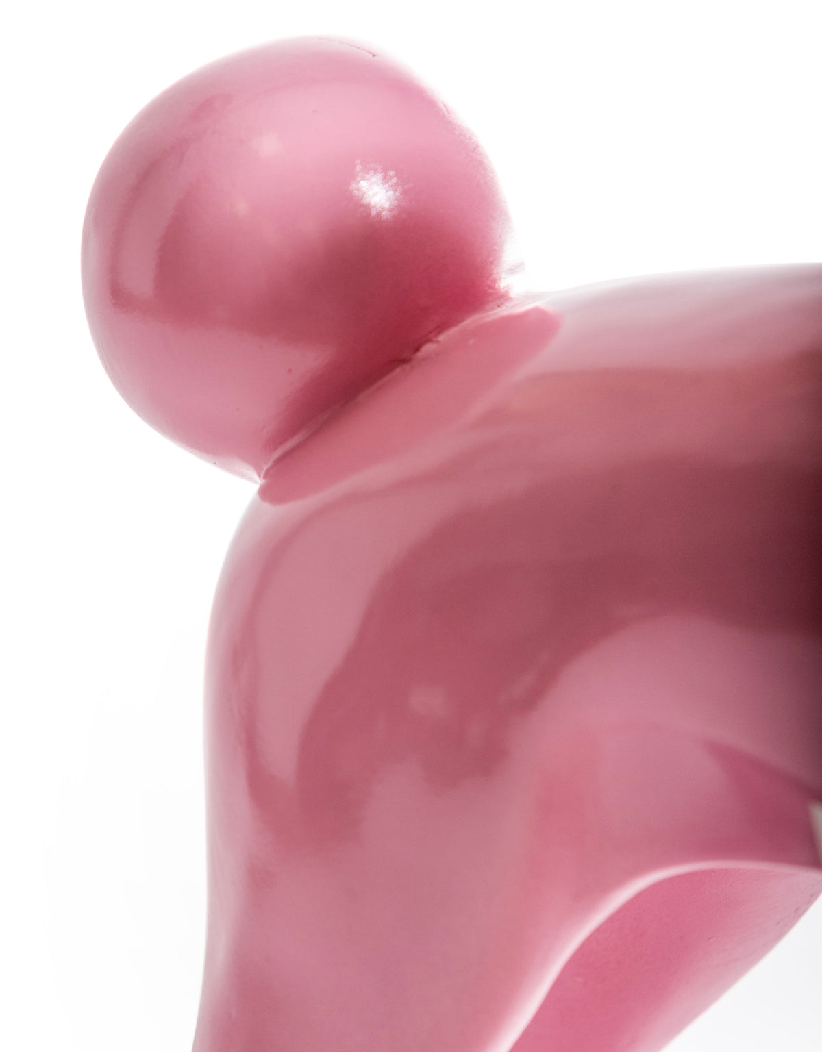 Standing Pink Poodle Lamp
