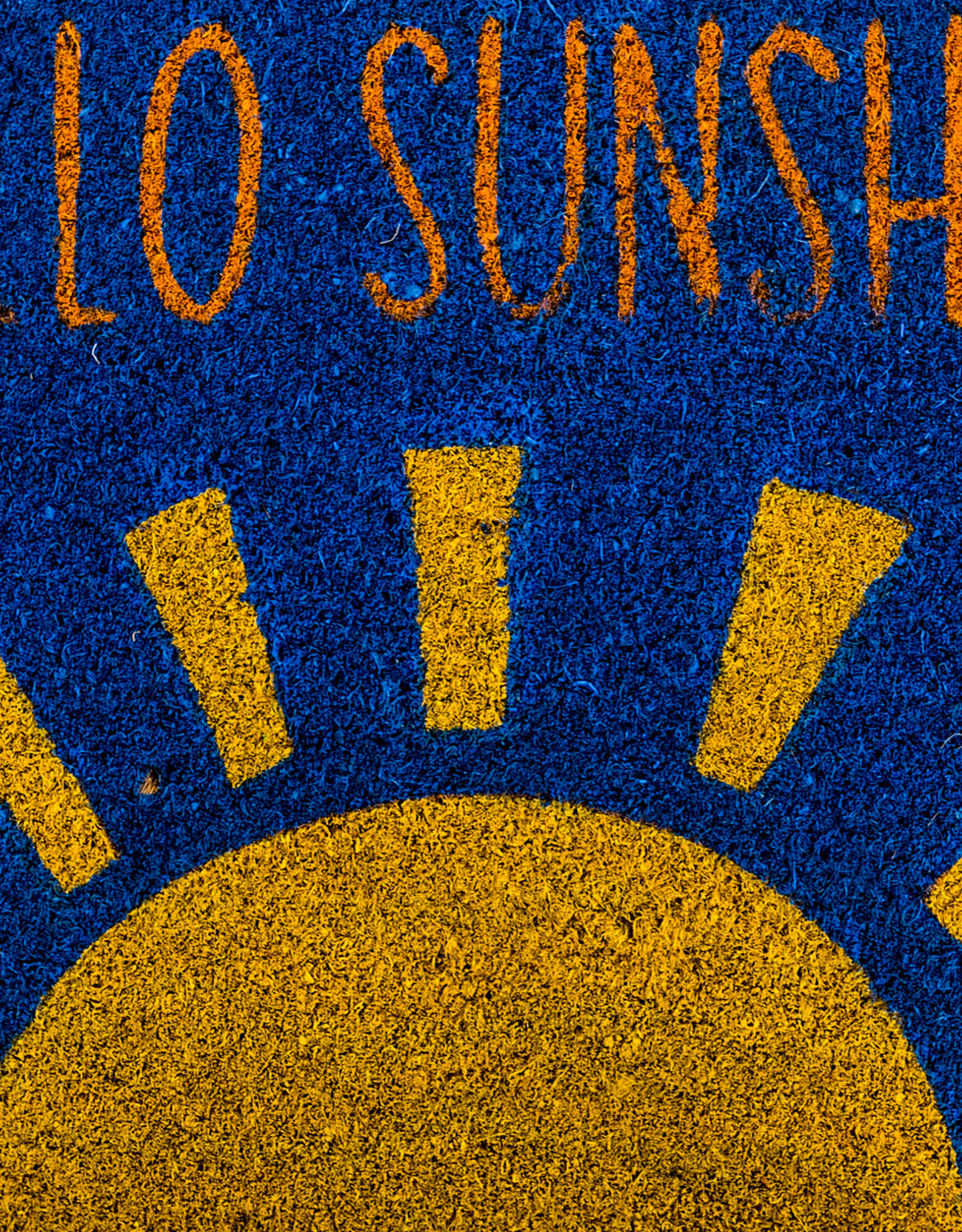 "Hello Sunshine" Colourful Doormat