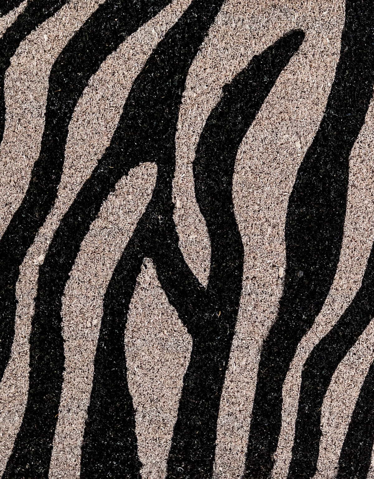 Zebra Patterned Doormat
