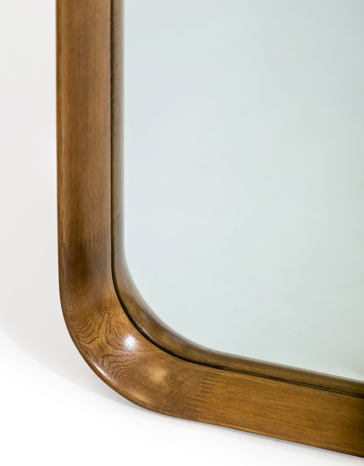 Extra Large Square Oak Wood-Framed Dovetail Wall Mirror