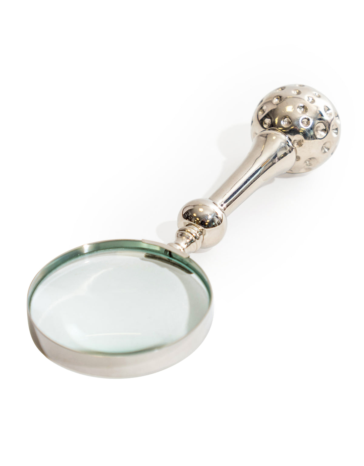 Large Golf Ball On Tee Magnifying Glass