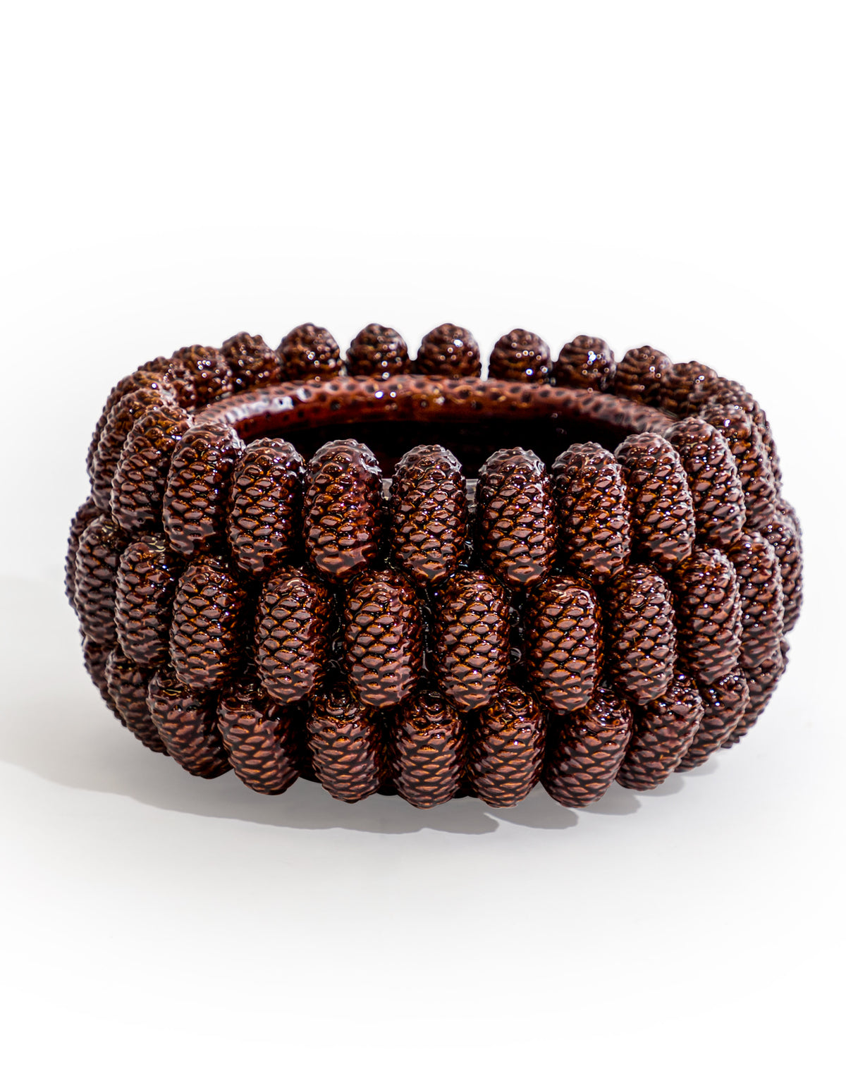 Large Ceramic Pine Cone Bowl