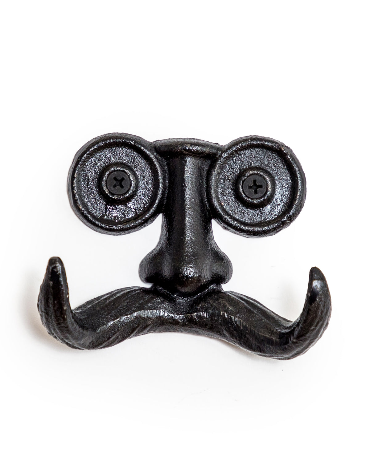 Black Moustache Cast Iron Coat Hook