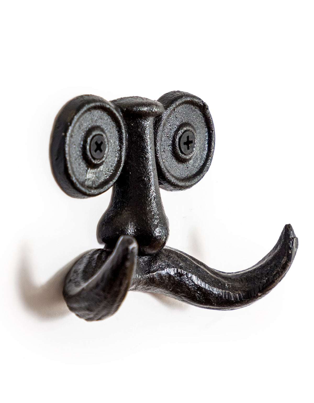Black Moustache Cast Iron Coat Hook