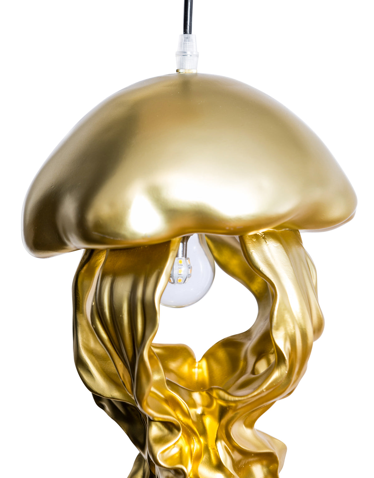 Gold Jellyfish Ceiling Pendant