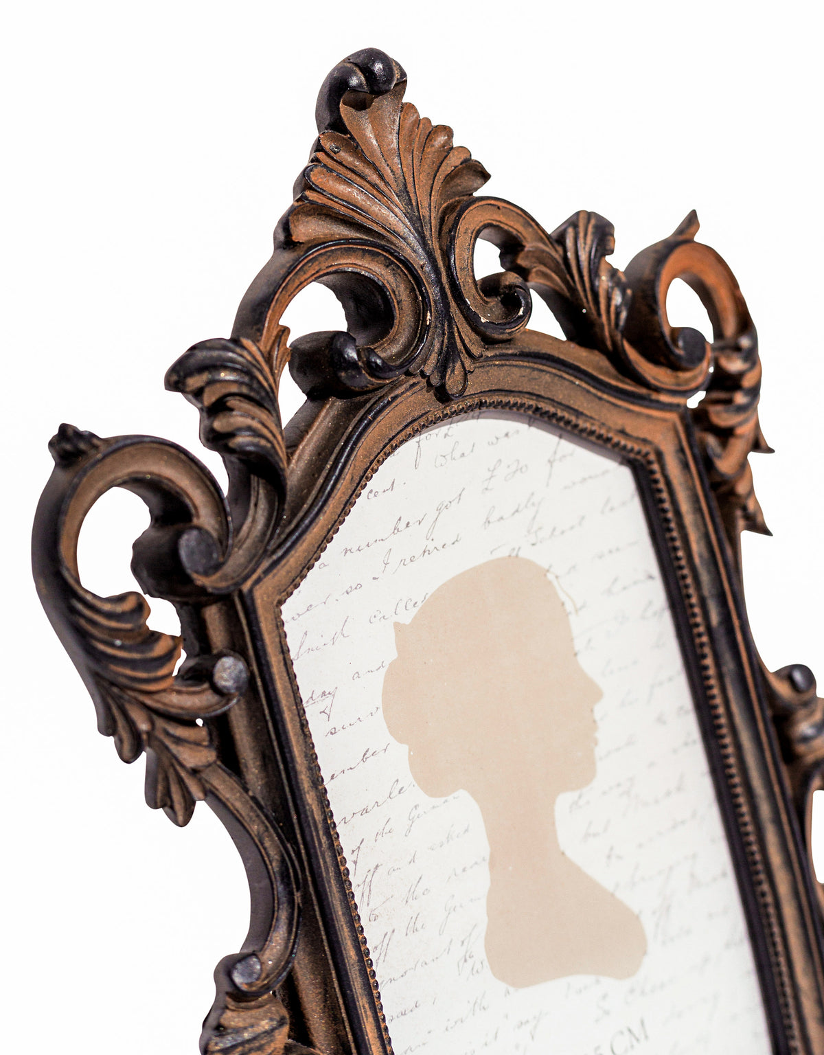 Antique Bronze Ornate Baroque 4x6" Photo Frame