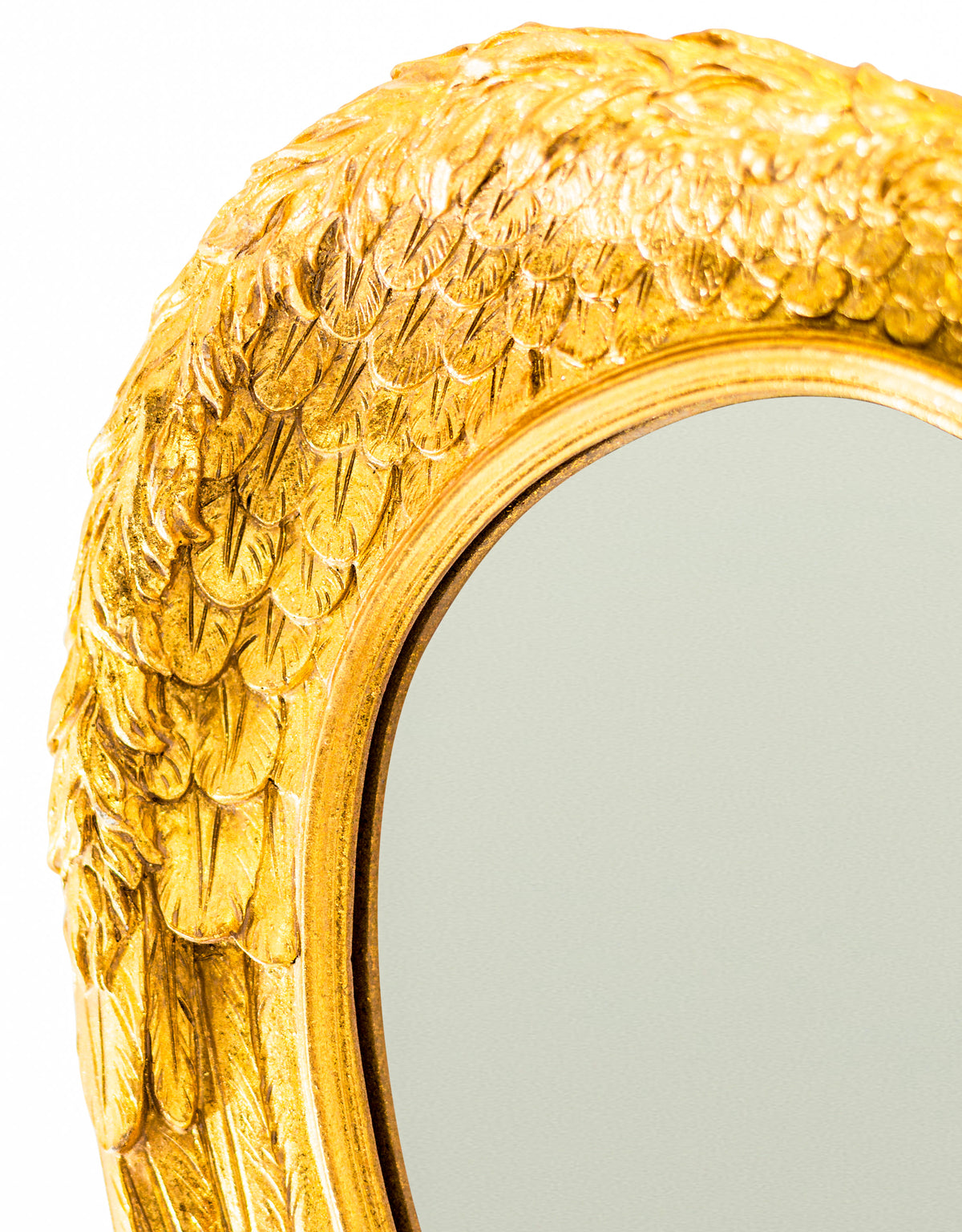 Antique Gold Angel Wing Mirror