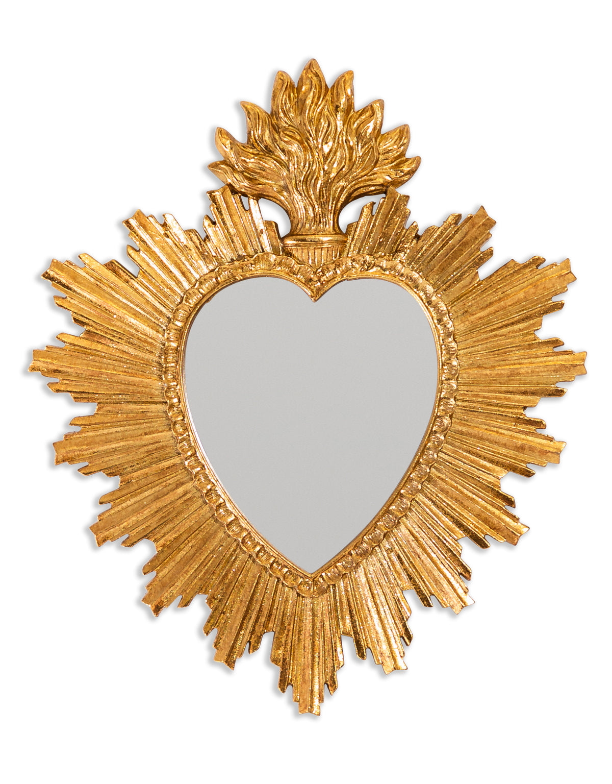 Small Gold "Sacred Heart" Mirror