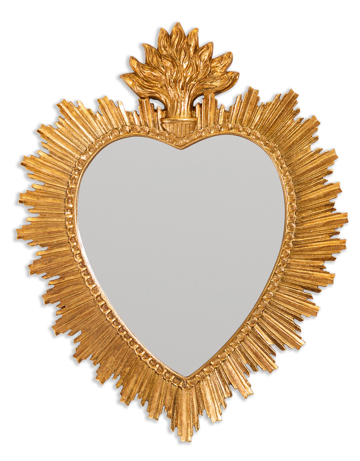 Medium Gold "Sacred Heart" Mirror