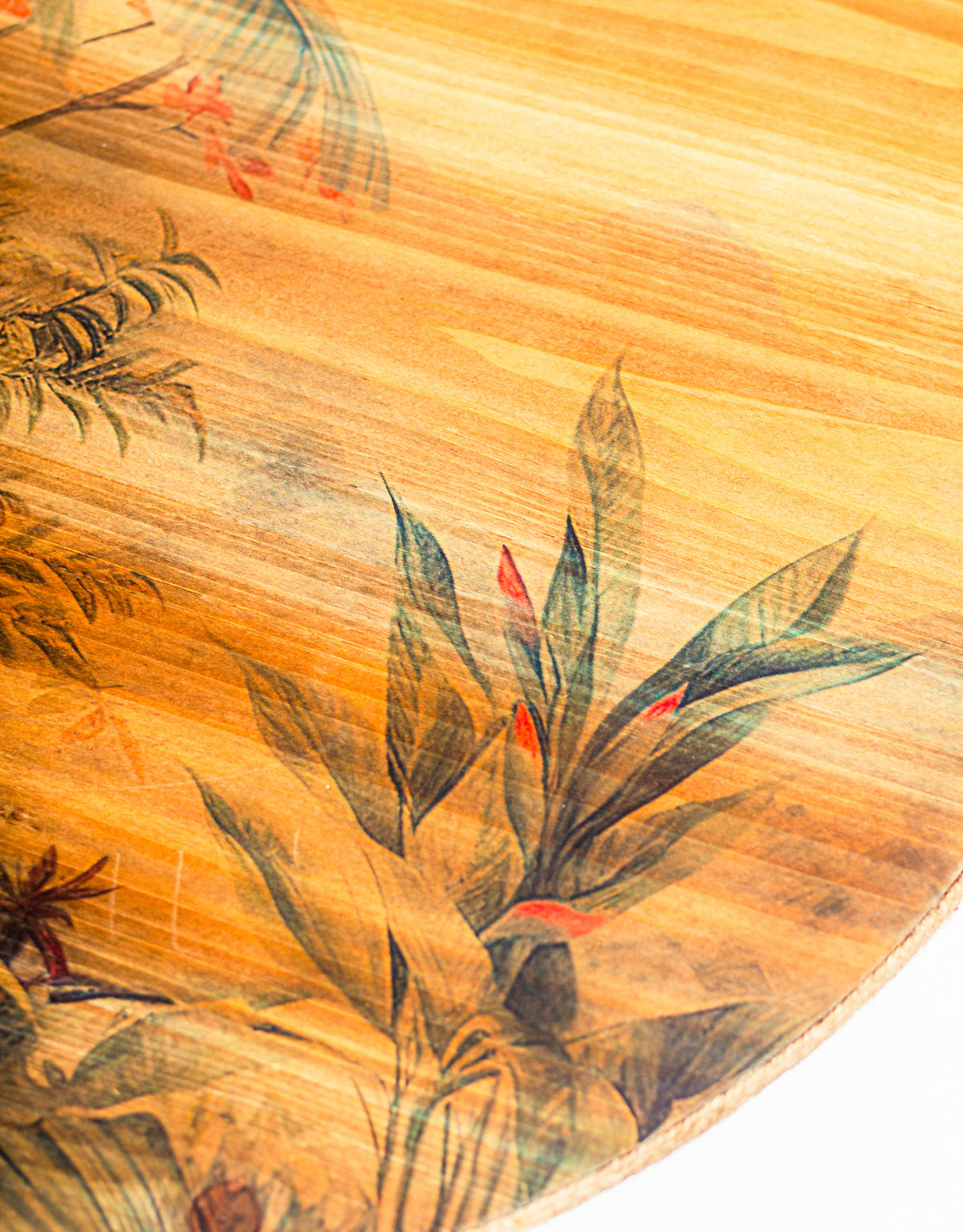 Tropical Landscape Round Coffee Table 60cm