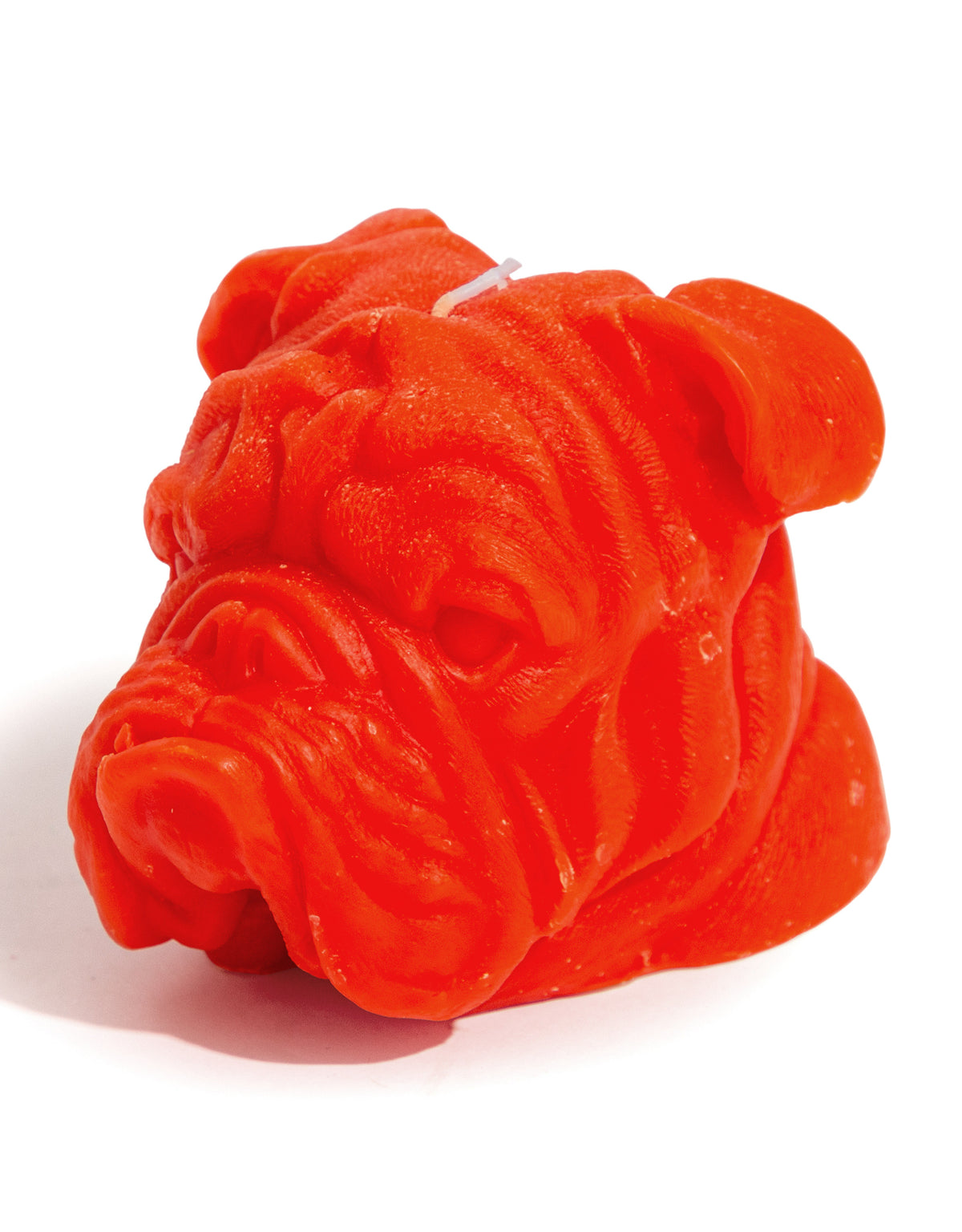 Atomic Orange Large Bulldog Candle