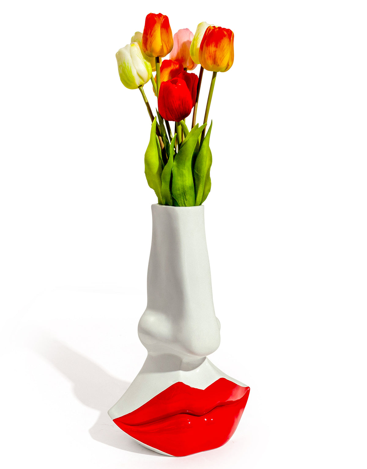 Tall Nose & Lips Vase
