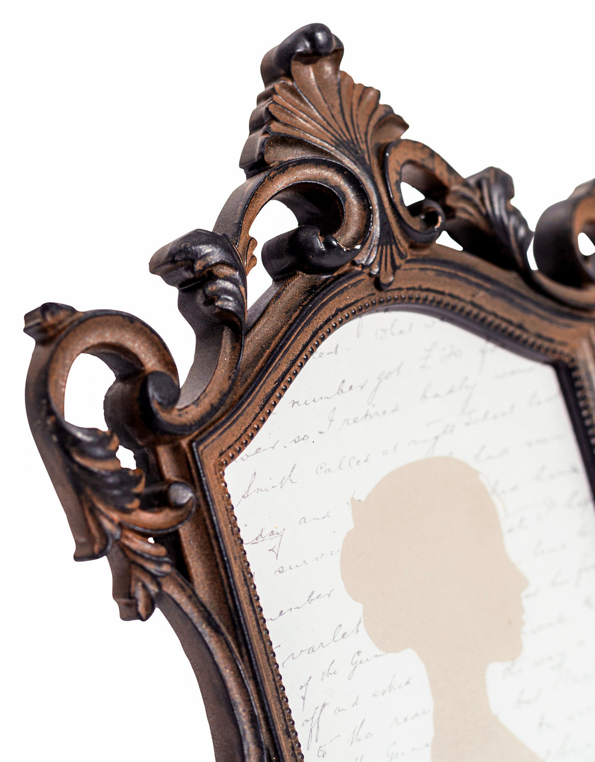 Antique Bronze Ornate Baroque 5x7" Photo Frame