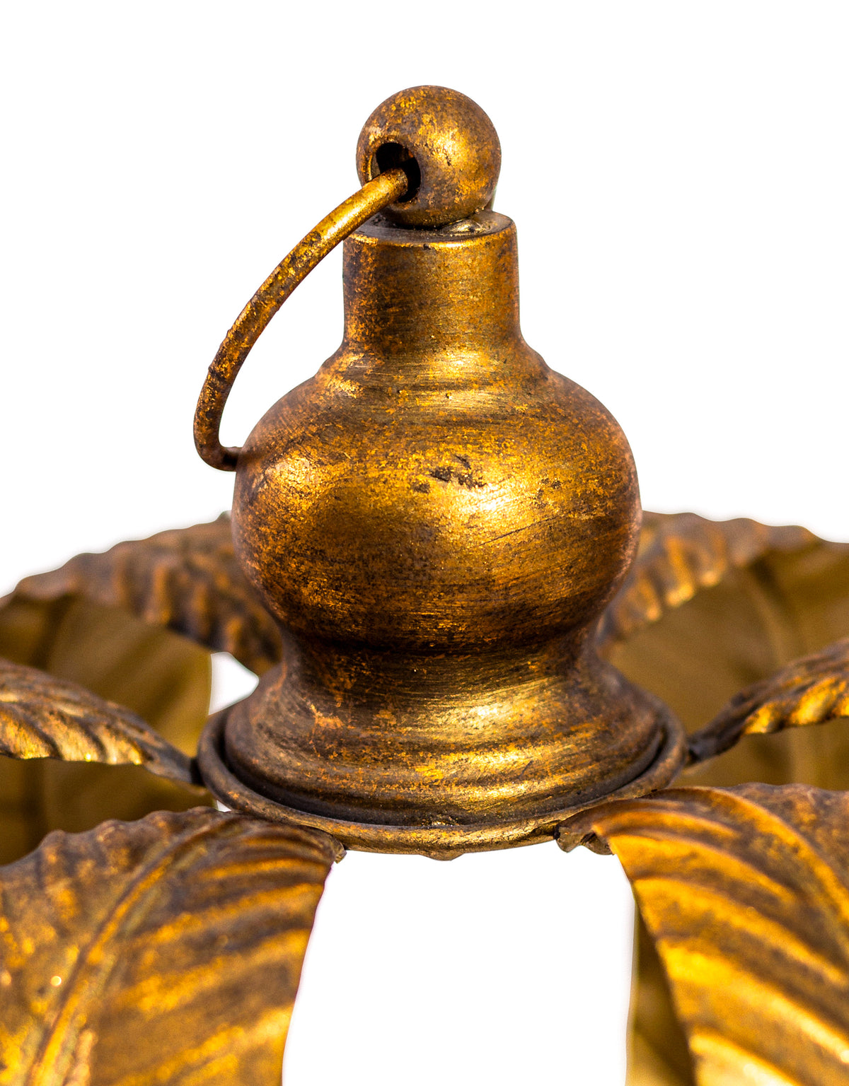 Gold Metal Crown Table Lamp