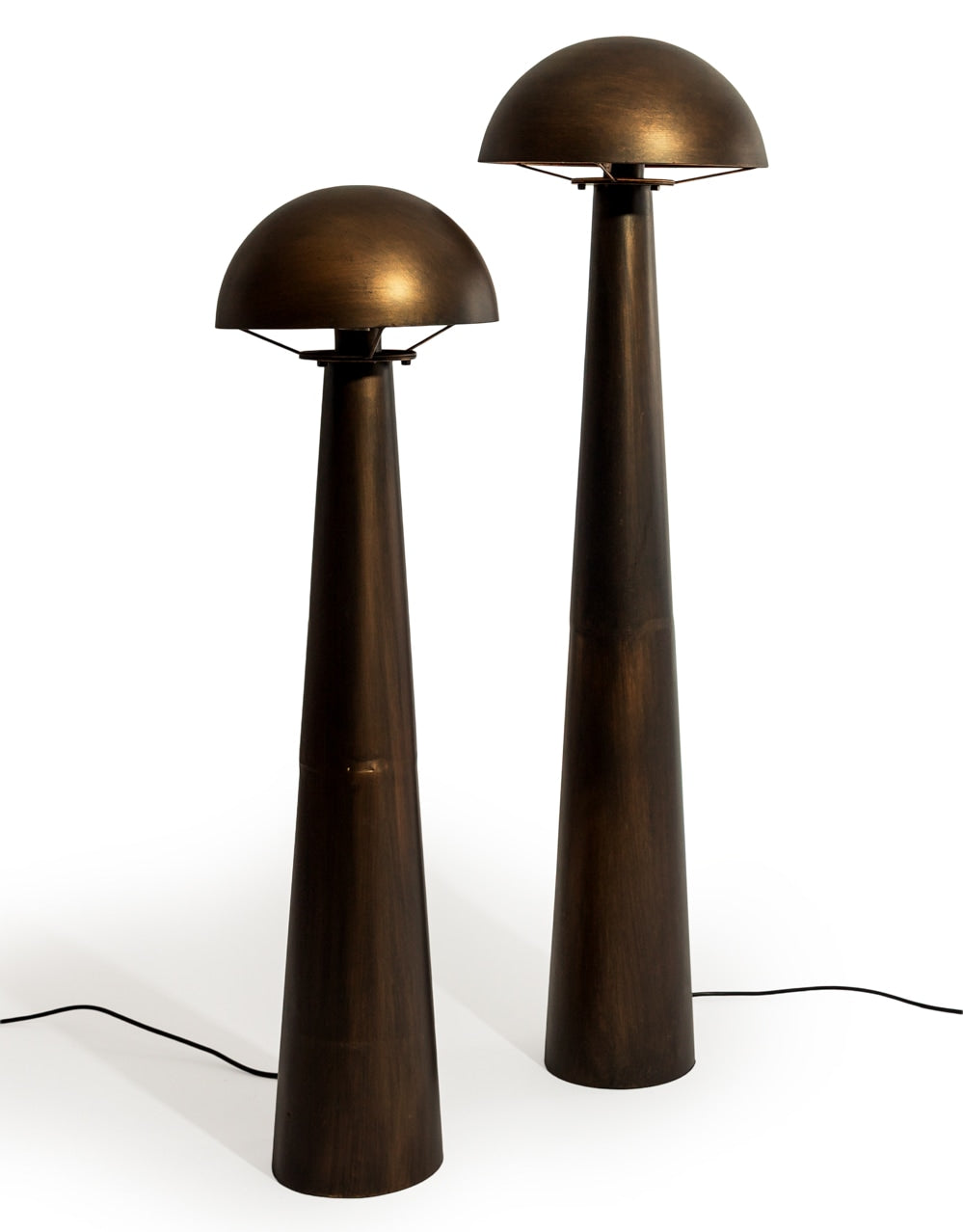 Antique Bronze Medium Mushroom Floor Lamp