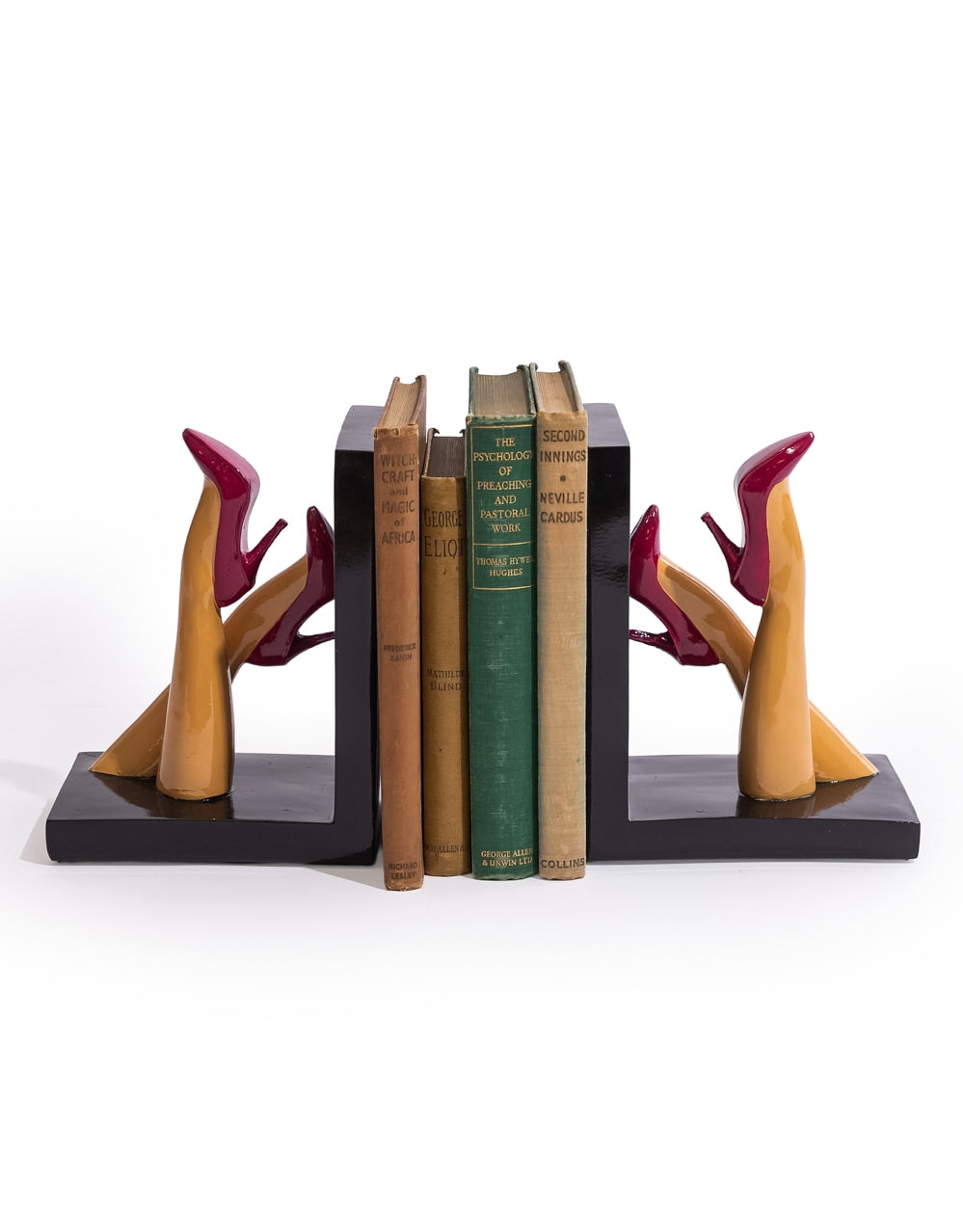 Pair of High-Heeled Legs Bookends