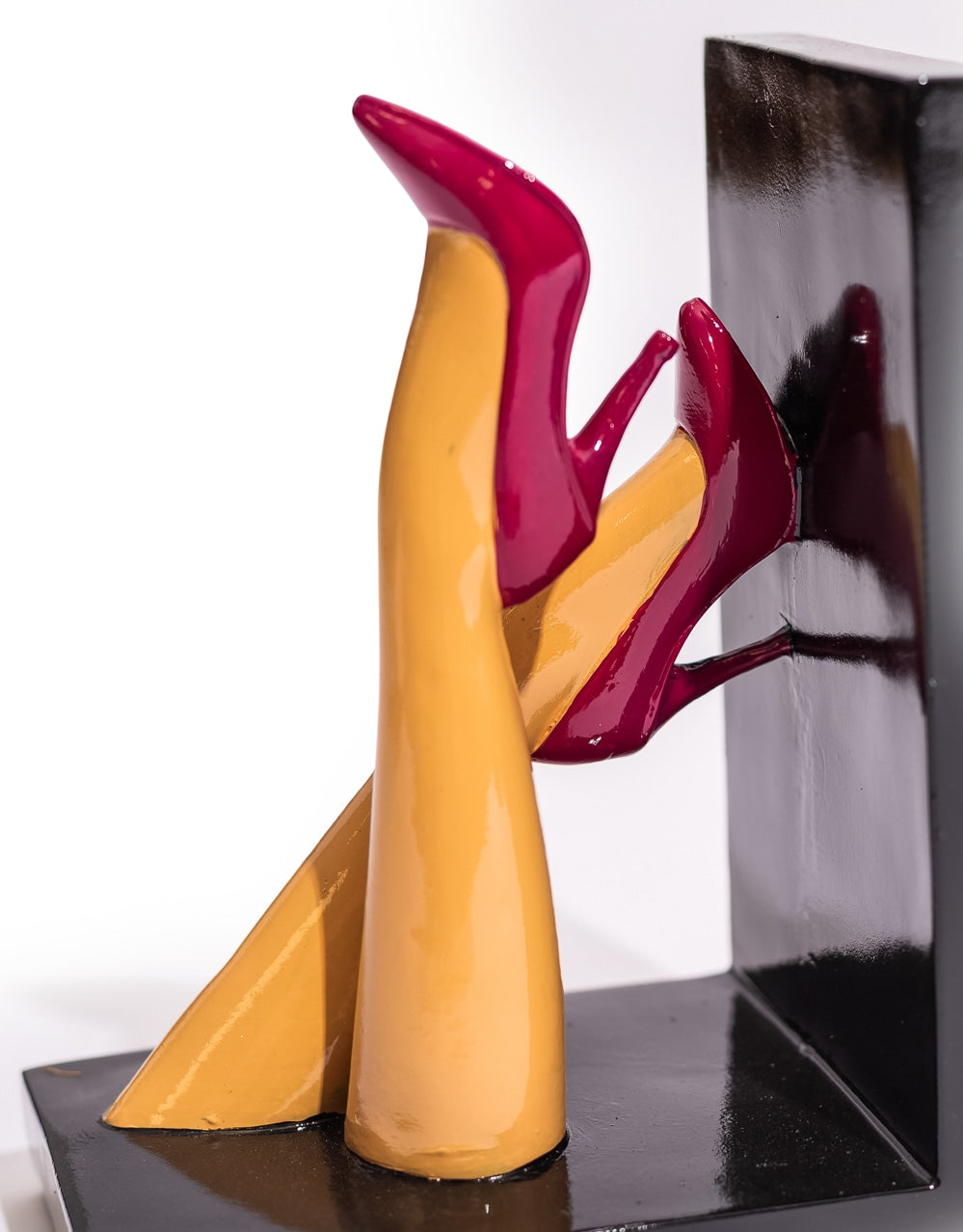 Pair of High-Heeled Legs Bookends
