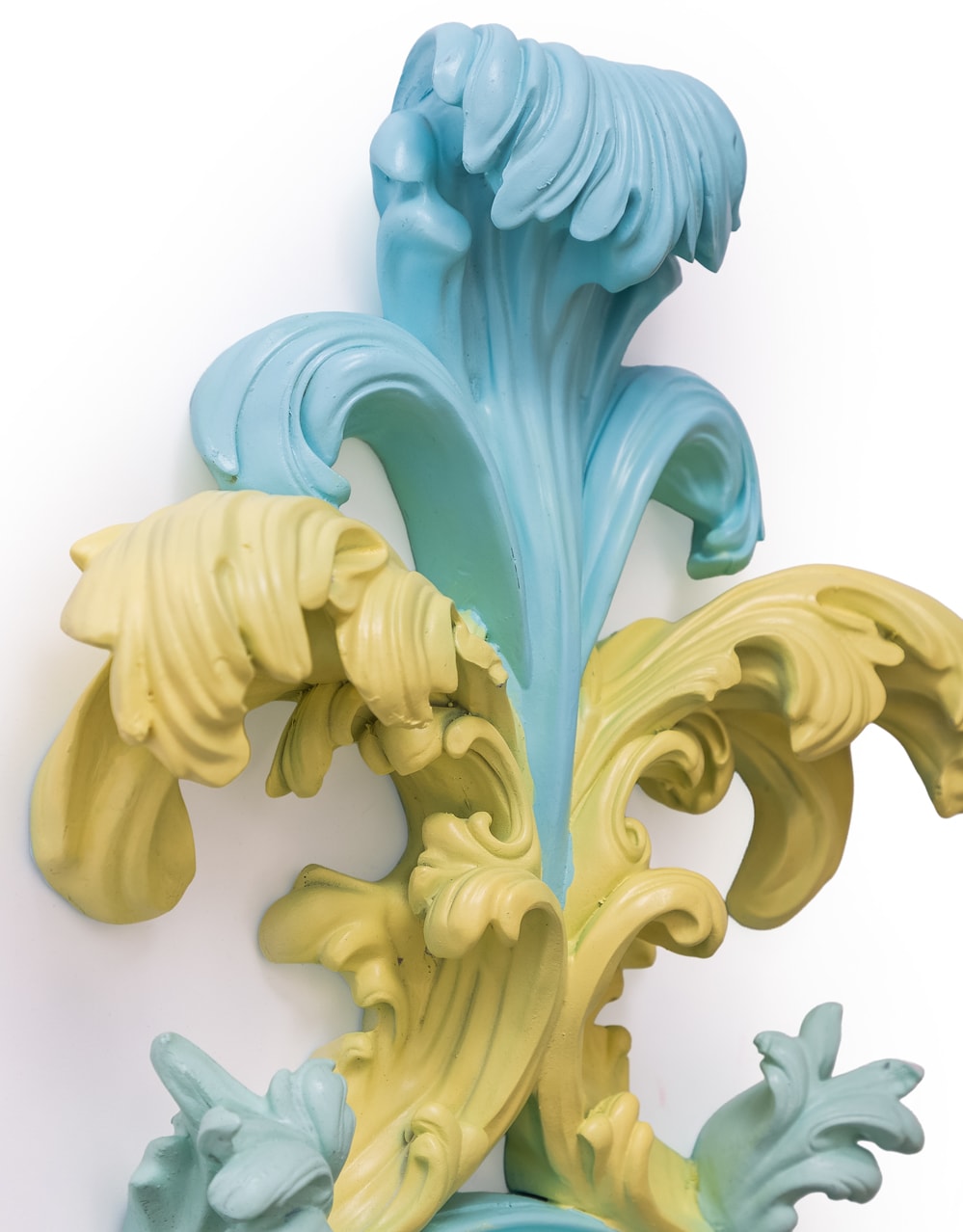 Multi Pastel Coloured Rococo Baroque Wall Mirror