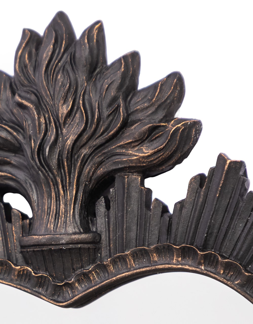 Small Black "Sacred Heart" Mirror
