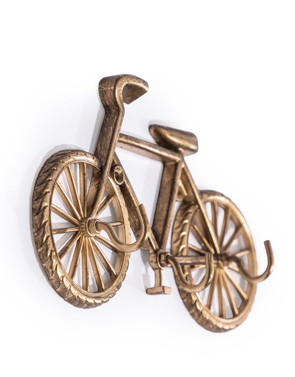 Gold Bicycle Coat Hook