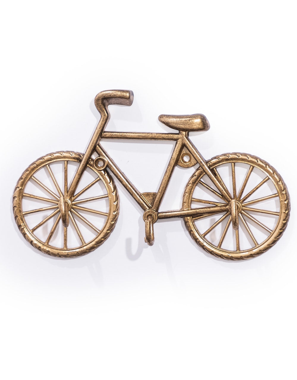Gold Bicycle Coat Hook