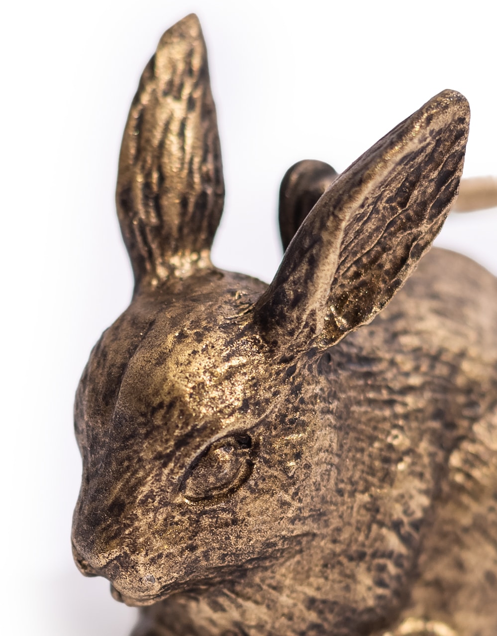 Antique Gold Rabbit Candle Snuffer