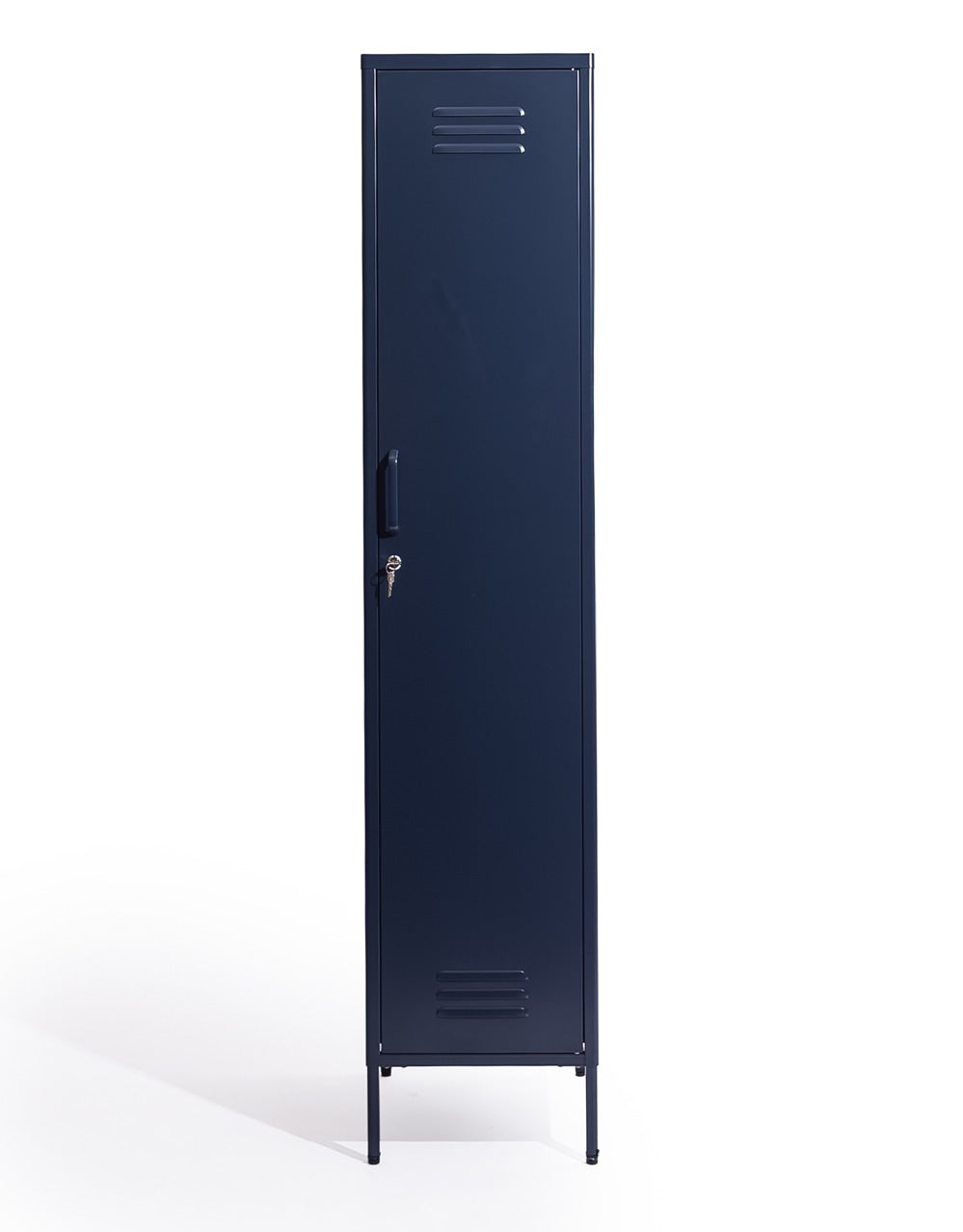 Tall Steel Metal Locker in Navy Blue