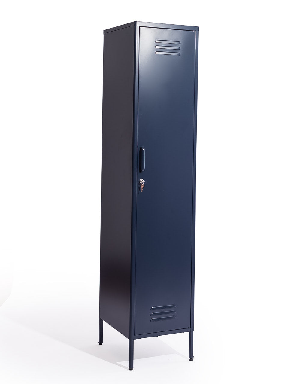 Tall Steel Metal Locker in Navy Blue
