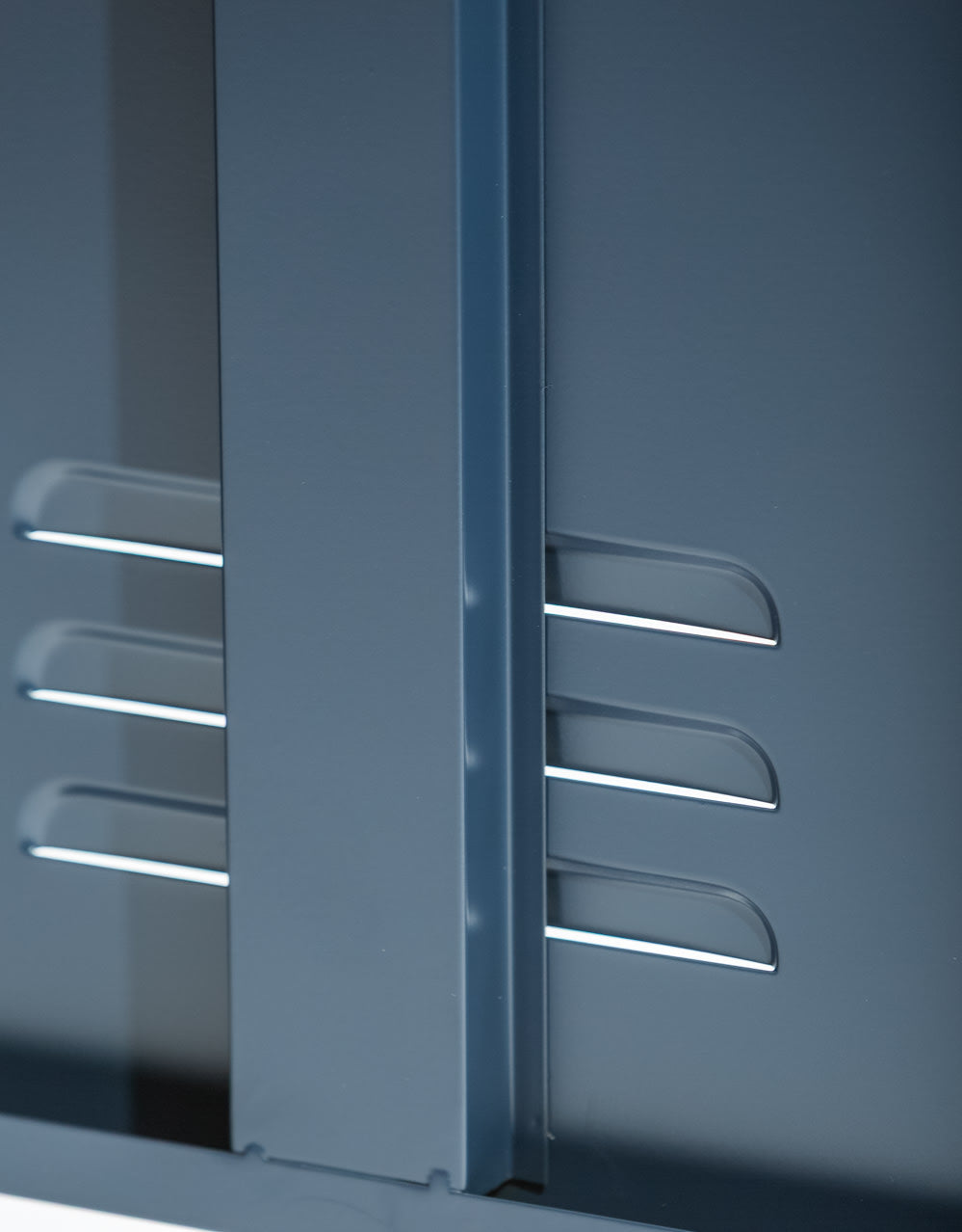 Tall Steel Metal Locker in Navy Blue