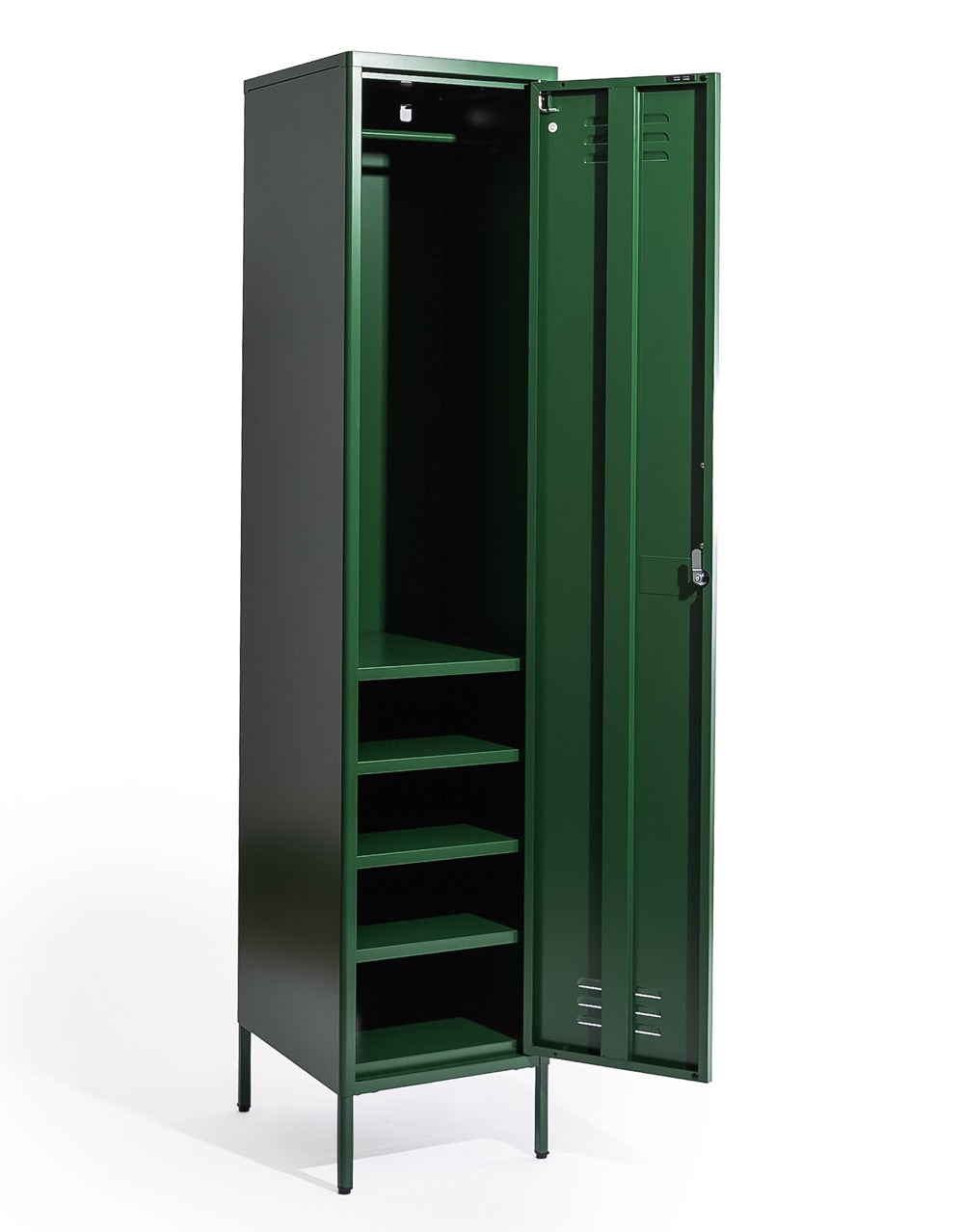 Tall Steel Metal Locker in Olive Green
