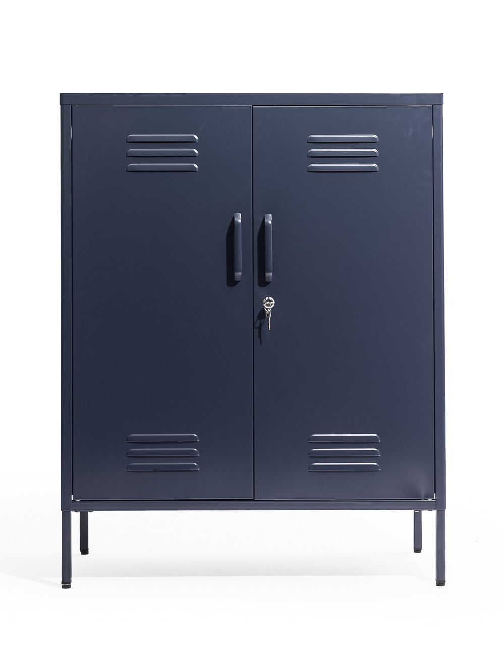 Medium Steel Metal Locker in Navy Blue