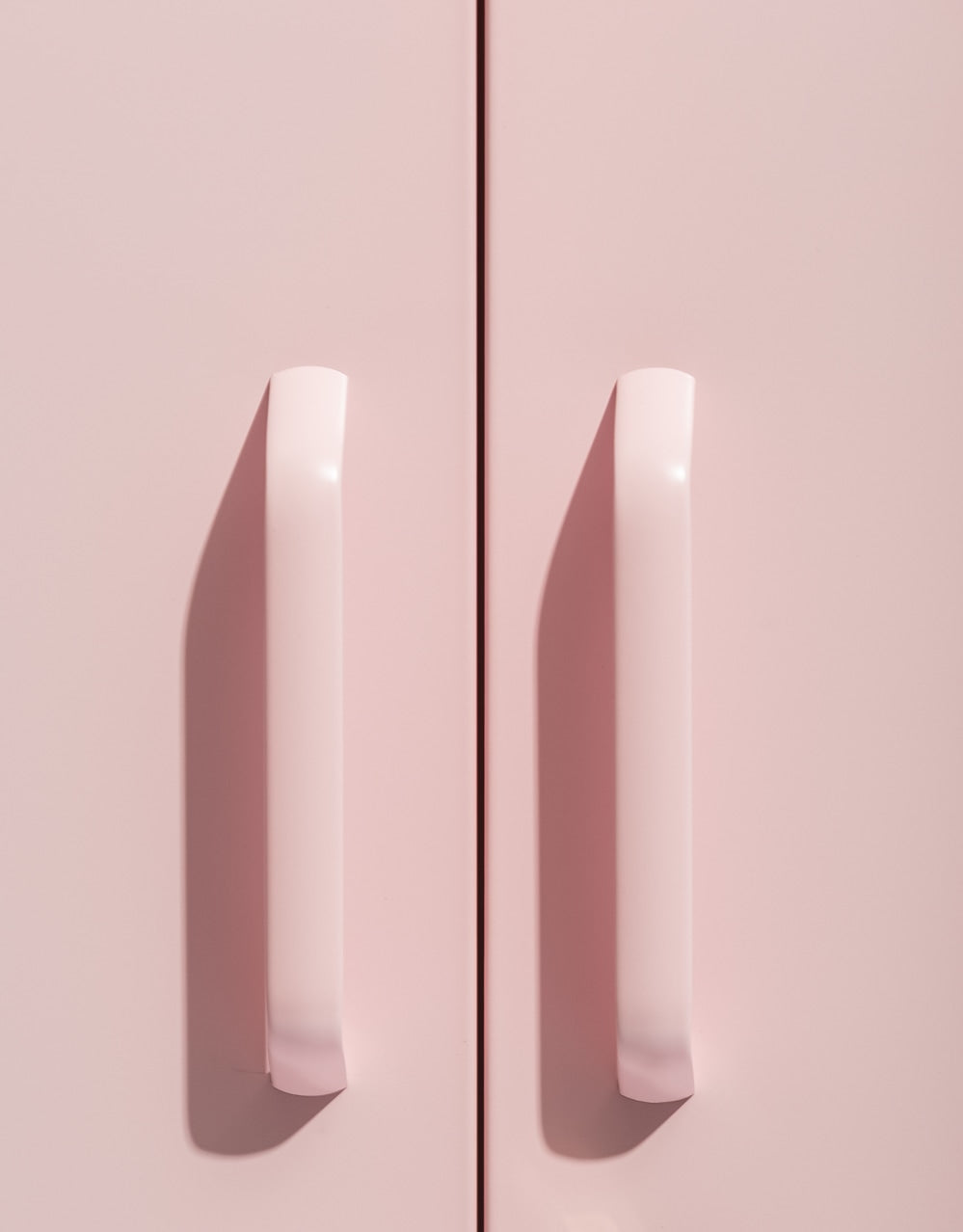 Medium Steel Metal Locker in Baby Pink