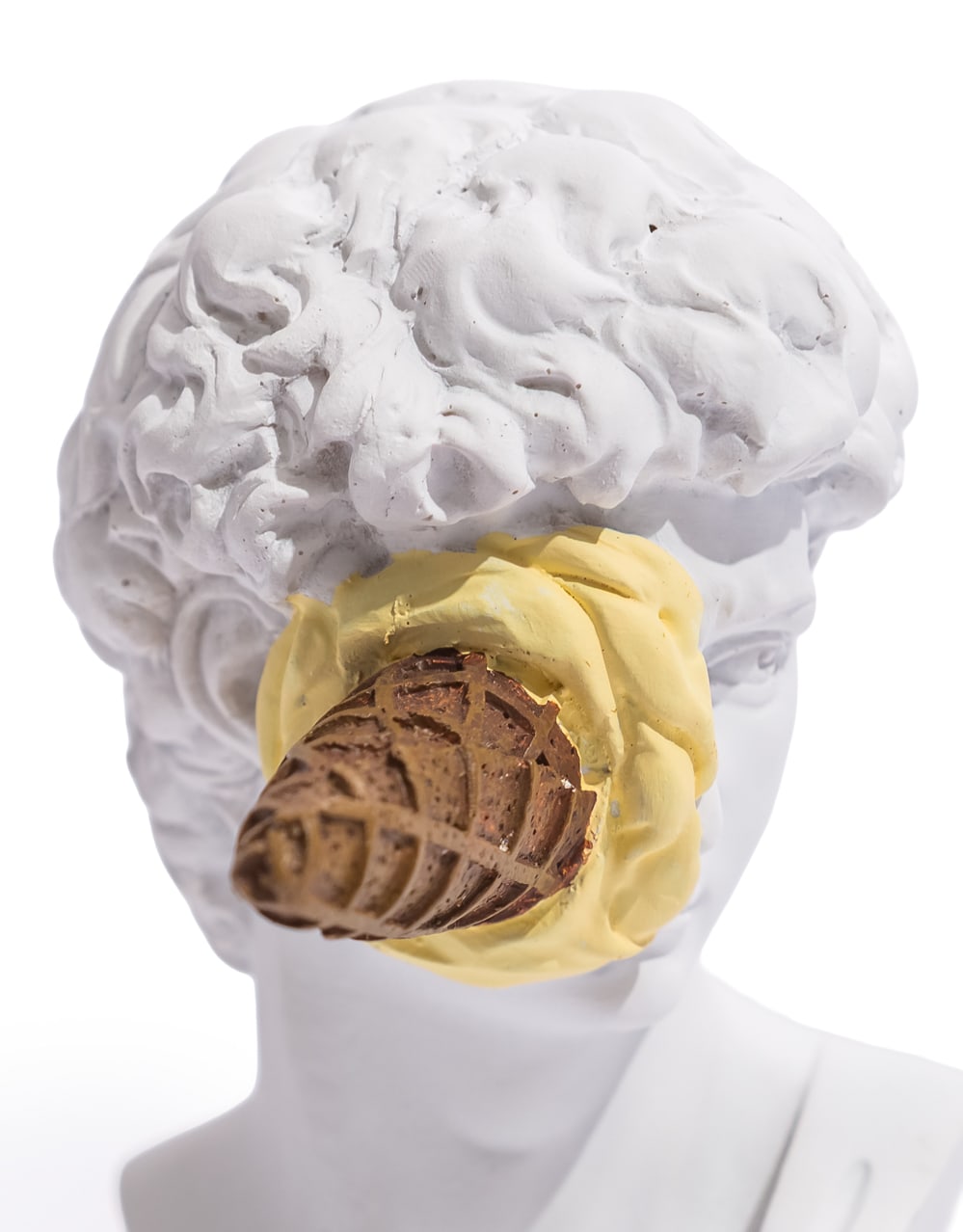 Medium David Ice Cream Decorative Bust