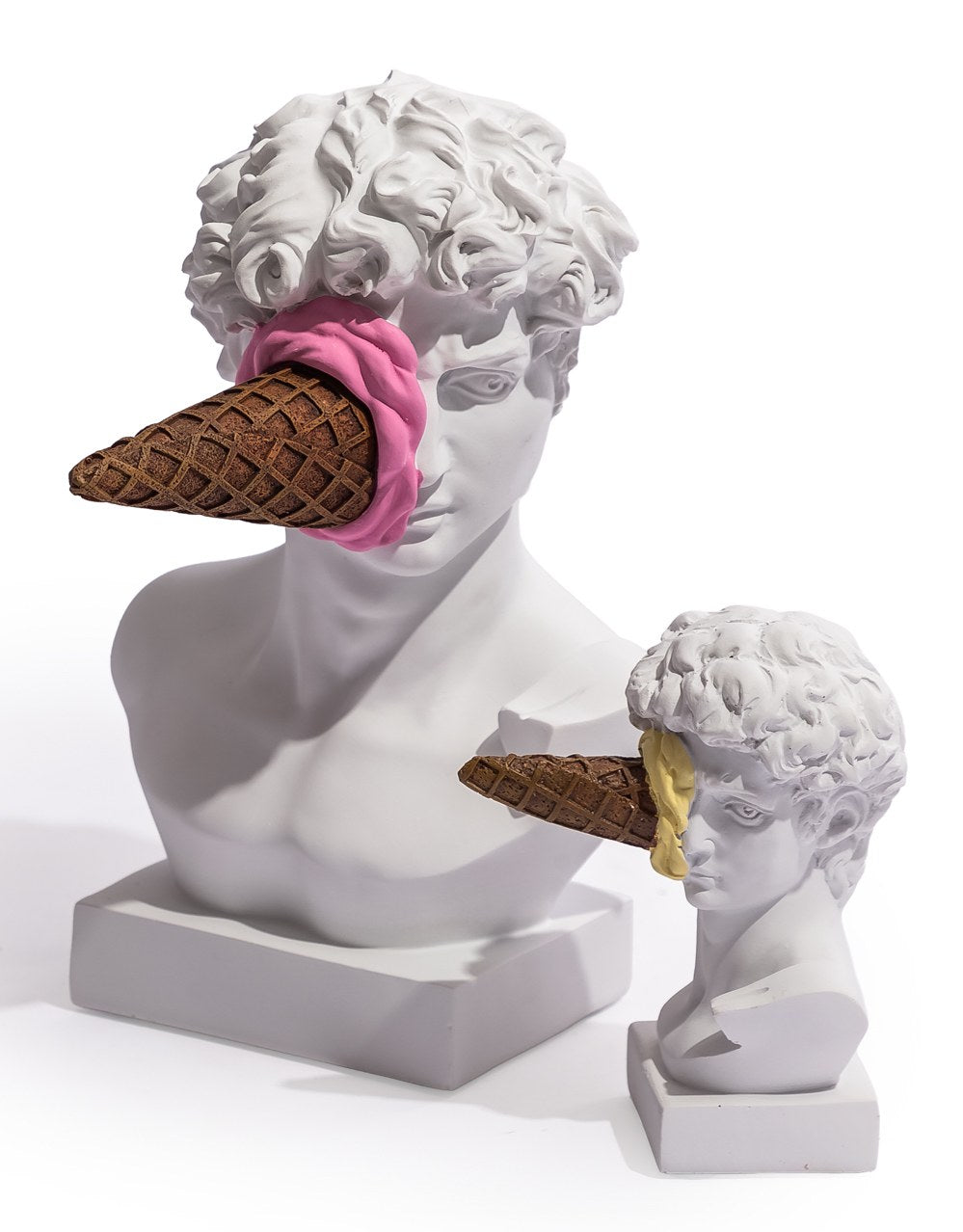 Medium David Ice Cream Decorative Bust