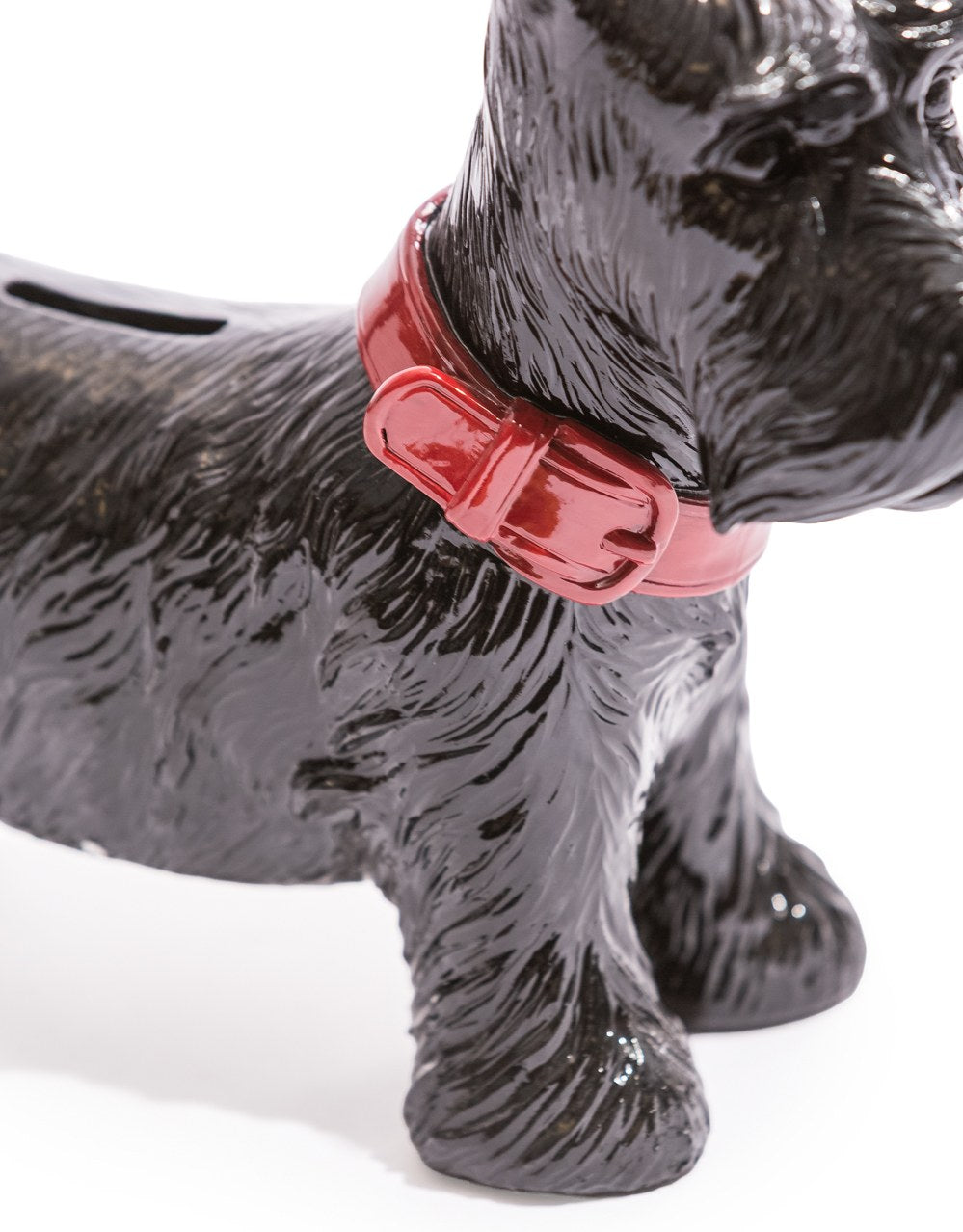 Black Terrier Dog Money Bank
