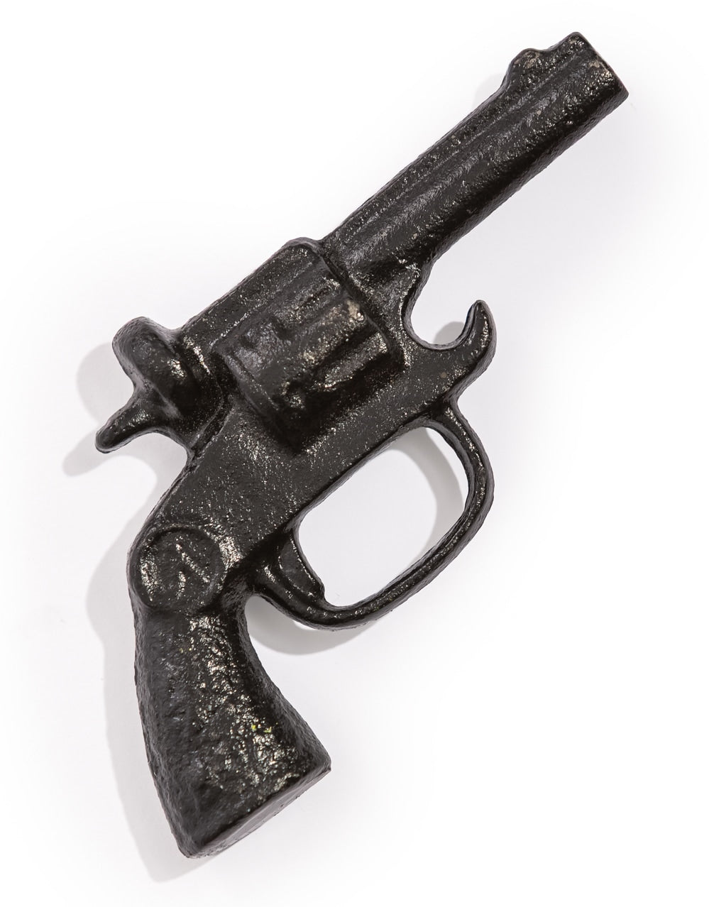 Antiqued Black Revolver Gun Bottle Opener