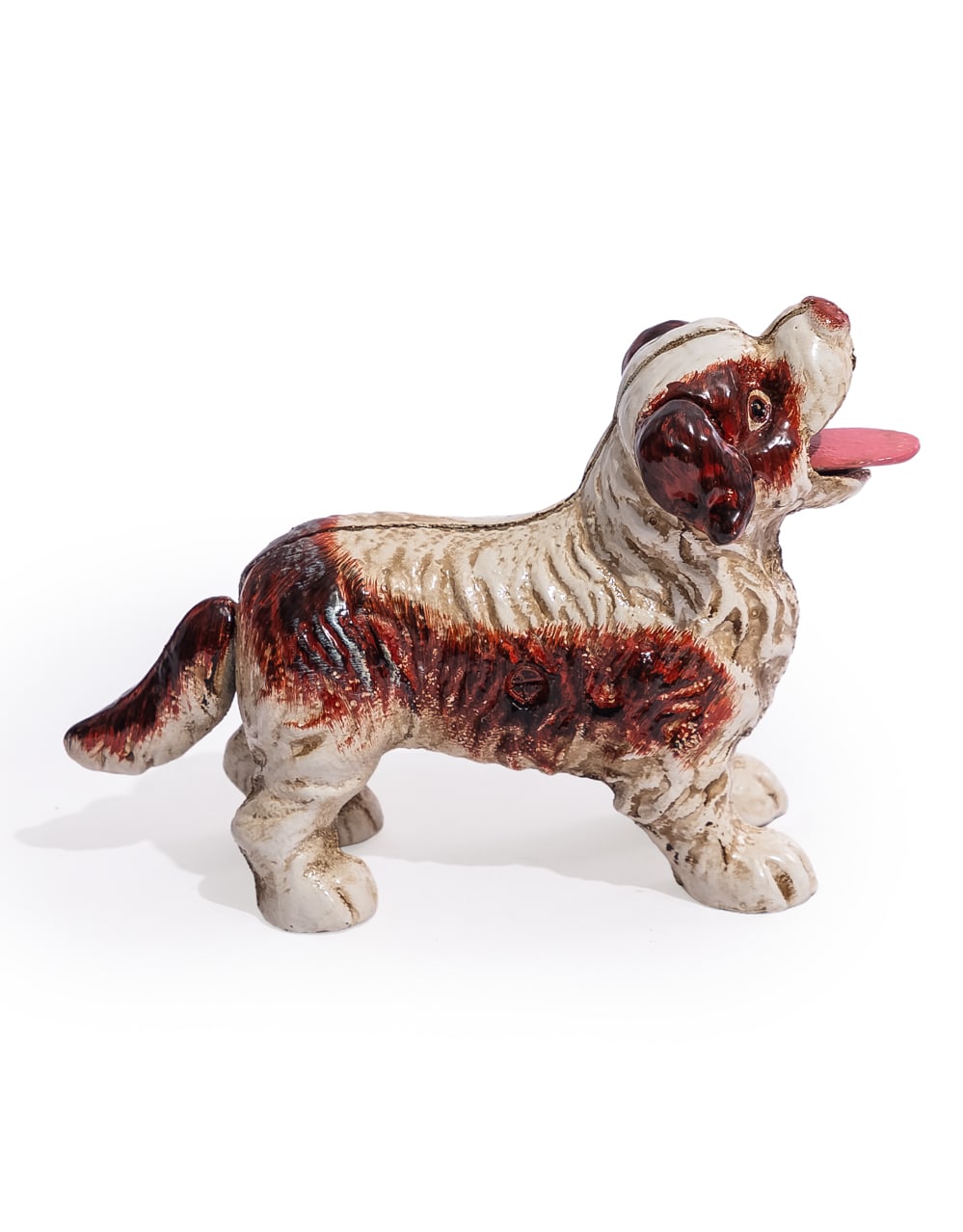 Cast Iron Springer Spaniel Dog Coin Bank