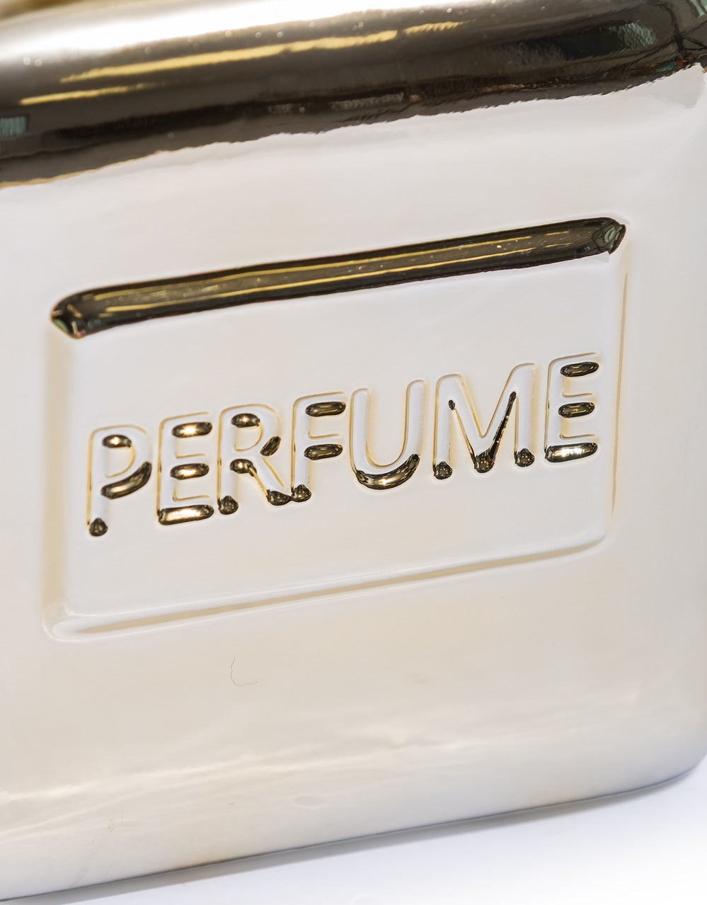 Electro Gold Perfume Bottle Vase