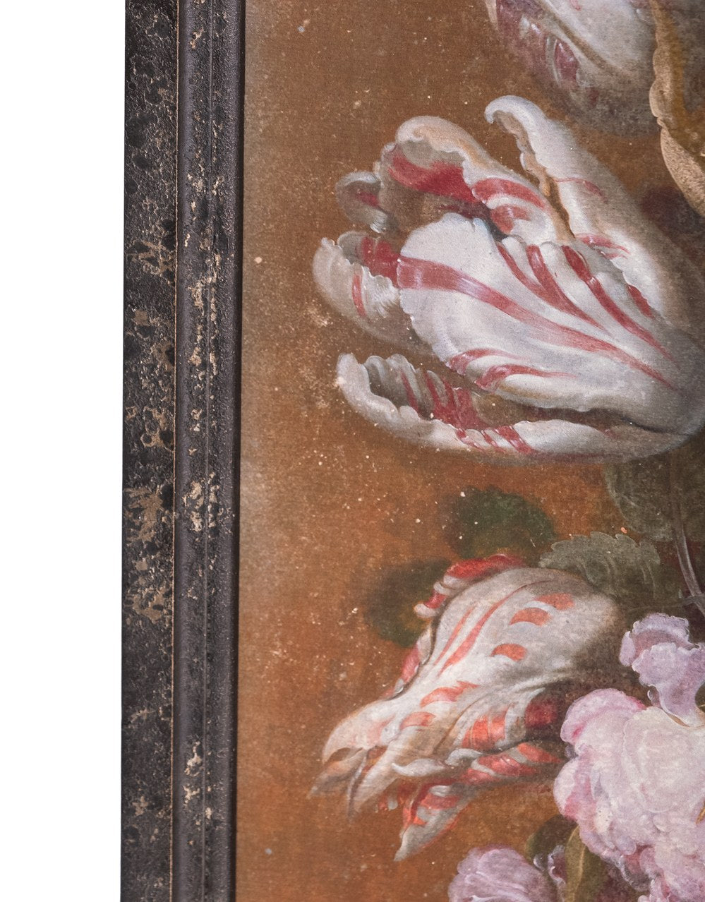 Set of 2 Antiqued Boho Floral Bouquet Wall Prints