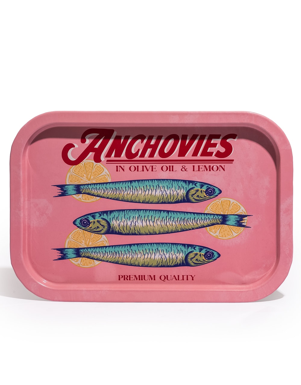 Retro "Anchovies Tin" Serving Tray