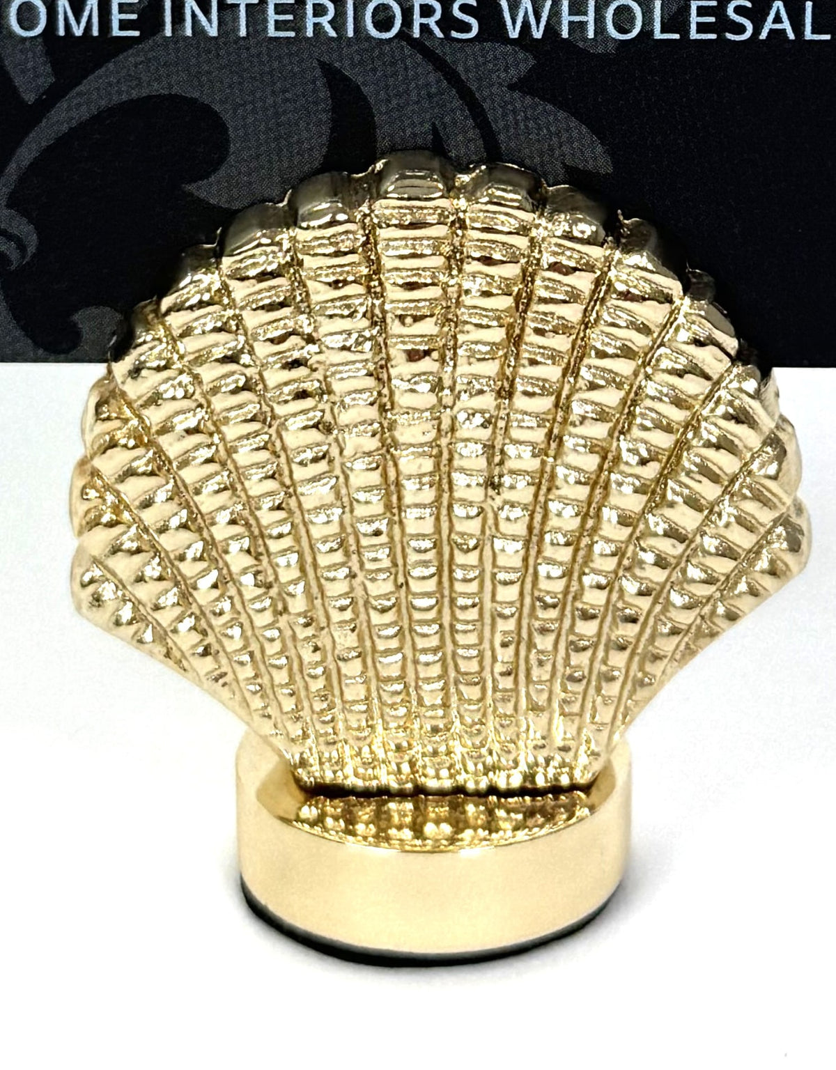 Gold Shell Card / Photo Holder