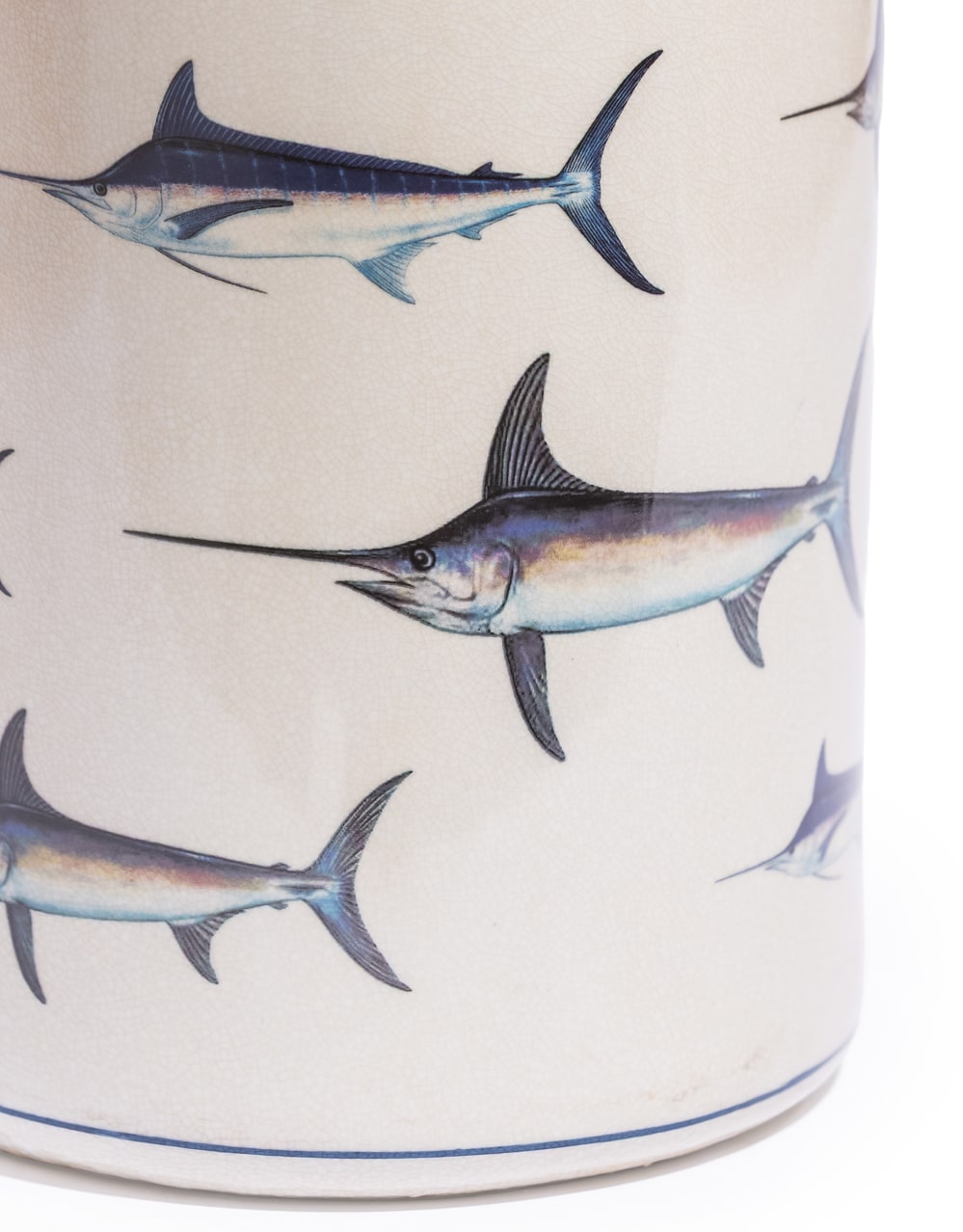 Ceramic Multi Swordfish Umbrella Stand